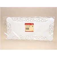 HundB Tortenplatte Tortenunterlagen eckig 400x200mm weiß 6 Stück Kuchenplatten, (Mehrteiliges Set, 6-tlg., 6-teilig), Tortenunterlagen Kuchenspitzen Tortenspitzen Kuchenunterlagen Backunte