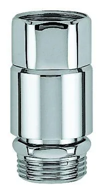 GROHE Sicherungskombination 41231 DN20 m. Rohrb. Bauform C u. RV chrom 41231000