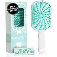 Forrlite Haarbürsten-Set Heat UNbrush!! UNbrush Plus Entwirrbürste für sanftes und effektives, Entwirren bei nassen oder trockenen zerbrechlichen Haartypen – 84 UltraFlex-Borsten, ultraleichte, antistatische, belüftete