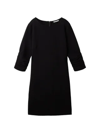 Denim Tom Tailor - Mini-Kleid mit 3/4 Arm black - Gr. - S