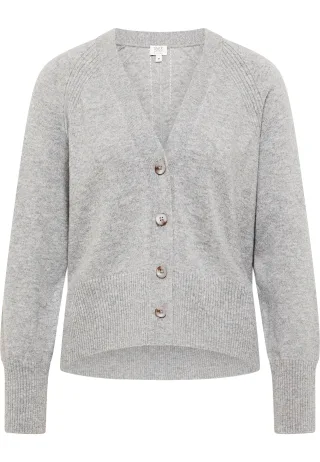 ETERNA - Strick Cardigan grau - Gr. - L/Langarm