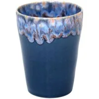 Costa Nova Becher Lungo Latte Grespresso, Denim, 38 cl, 1-tlg., Keramik, Ø ca. 9,2 cm, Höhe ca. 11,5 cm, Füllmenge 38 cl