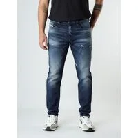 Diesel Slim-fit-Jeans Herren Jeans - 2019 D-STRUKT mittlere Leibhöhe, mittlerer Stretch