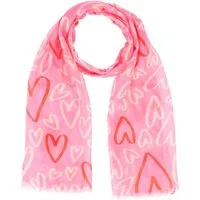 halsüberkopf Accessoires Modeschal Lovely Hearts, mit schwungvollen Herzmotiven