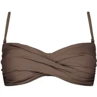 Barts Bügel-Bikini-Top Kelli Twisted Bandeau COFFEE