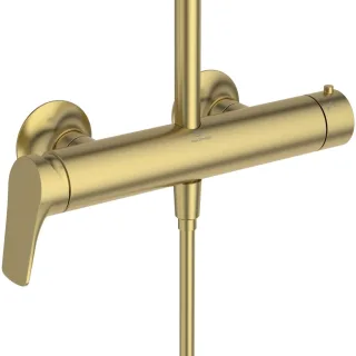Ideal Standard Duschsystem m.Brausearm.La Dolce Vita Brushed Gold, BD674A2 BD674A2