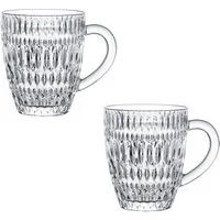 Nachtmann Gläser-Set Ethno, 2-tlg., Kristallglas, Kristallglas, Teebecher