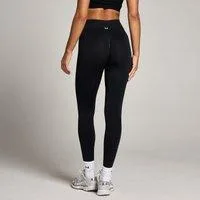 MP Damen Tempo Nahtlos Scrunch Leggings - Schwarz - S