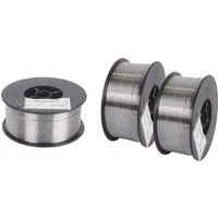 WELDINGER Schweißdraht 3 Rollen Fülldraht D100 0,8 mm (MIG/MAG-Schweißdraht NoGas), (Packung), exzellente Schweißergebnisse