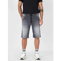 Diesel Jeansshorts Regular Fit JoggJeans - D-KROOLEY-SHORT Elastischer Bund mit Zugband, hoher Stretch