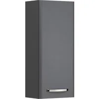 Saphir Hängeschrank Quickset 327 Wand-Badschrank 30 cm breit, 1 Tür, 2 Einlegeböden Badezimmer-Hängeschrank inkl. Türdämpfer, Griffe in Chrom Glanz