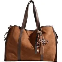 Next Umhängetasche N. Premium Oversized Schultertasche, Veloursleder (1-tlg)