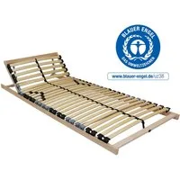 Lattenrost Easyfix K, Beco, Kopfteil 13-fach verstellbar, Fußteil nicht verstellbar, Blauer Engel, Kopfteil verstellbar, Made in Germany, zerlegt