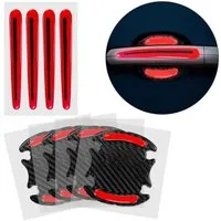 kwmobile Schutzfolie 8x Universal Auto Türgriff Lackschutzfolie, (8-St), Folie selbstklebend Schutzfolie Griffmulden und Griff 9,1 x 8,3 + 13 x