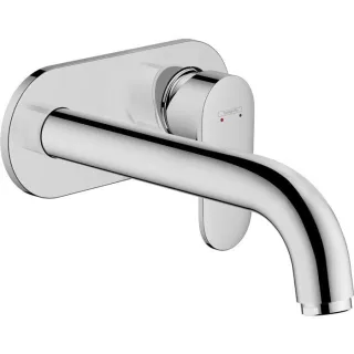 hansgrohe Vernis Blend Fertigmontageset 71576000 Unterputz-Waschtischarmatur, für Wandmontage, mit Auslauf 20,5cm, chrom