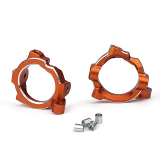 2PCS Upgraded Aluminum Alloy Steering Cup C-Mount Rear Hub Axle Seat for ZD Racing MT16 BX12 RX12 SC12 1/12 1/16 Brushle