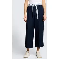 TOM TAILOR 7/8-Hose Hosen & Chino Culotte Hose mit Leinenanteil