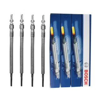 4 Bosch Gl?hkerzen GLP202 Chrysler 300 Jeep Mercedes-Benz A B C E G Klasse 3