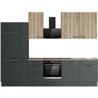 OPTIFIT Küchenzeile Fiona, Breite 320 cm, mit Hanseatic-E-Geräten,in Premium oder Basic