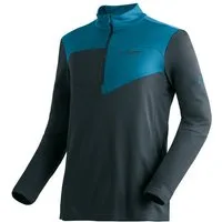 Maier Sports Rollkragenpullover Felian Herren Midlayer, pflegeleichtes Half-Zip Fleece, Regular Fit