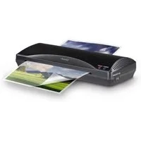 Hama Laminiergerät Laminator für DIN A4, Heiß- und Kaltlaminierung, 2 Rollen, schwarz, Mit Laminierfolien, Tischgerät, Verwendung im Office und Privat