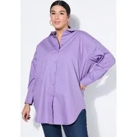 Studio Untold Hemdbluse Bluse oversized Rücken-Knopfleiste Langarm