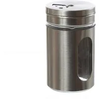 GAUMENKICK Gewürzbehälter Gewürzstreuer Edelstahl Sichtfenster 3 Streumöglichkeiten 80ml H: 8cm, Glas, (1-tlg)