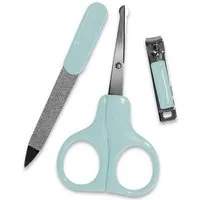Baby Care Baby-Nagelschere 10240300, (1-tlg), Edelstahl, 3-teilig, Maniküre-Set 3-teilig, Nagelschere, Nagelfeile