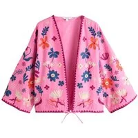 Next Shirtjacke Vorn geschnürte Jacke (1-tlg)