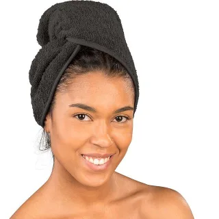 Lanudo? Haar Turban Dunkelgrau