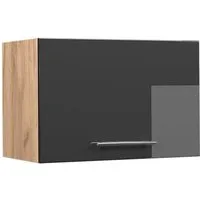 Vicco Hängeschrank Fame-Line, Anthrazit Hochglanz/Goldkraft Eiche, 60 cm Flach (1-St)