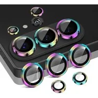 Tec-Expert Kameraschutzglas 9H Kameraglas Set in Regenbogenfarben für Samsung Galaxy S26 Ultra für Samsung Galaxy S26 Ultra, Linsenschutzglas Set, 1 Stück, Kameraschutz, Schutzglas, Linsenschutz, kratz- & stoßfest