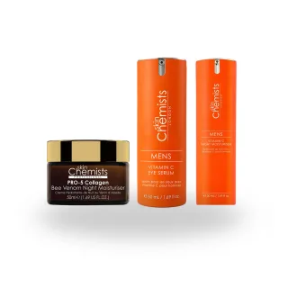 skinChemists Anti-Aging-Schutz- und Straffungsset für Männer – das perfekte Urlaubsset