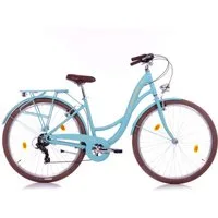 BERLIN BIKE Cityrad Bella 2 Damen Hollandrad 28 Zoll – Alurahmen & Shimano 7‑Gang, Shimano RD-TY300 Schaltwerk, Kettenschaltung, (Set, Shimano 7-Gang-Schaltung), mit 28" x 2,00" luftreifen – perfekt für stadt & alltag