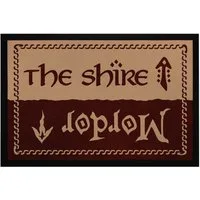 MoonWorks Fußmatte Fußmatte mit Spruch the Shire Mordor Türmatte für Film-Fans Fantasy, rechteckig