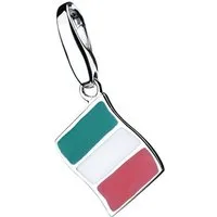 GIORGIO MARTELLO MILANO Charm-Einhänger Flagge Italien, Silber 925