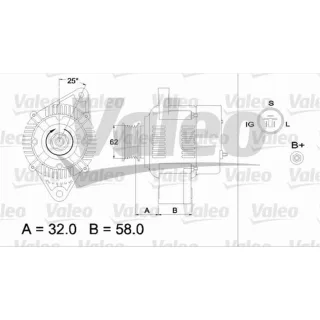 Valeo Lichtmaschine Toyota Camry Carina Celica Corolla Mr2 Supra