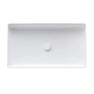 LAUFEN Waschtisch-Schale, Living Saphirkeramik, 600x340, weiß mit LCC, 81143.4, 8114344001121 H8114344001121