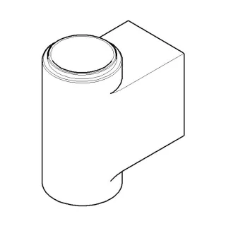 Dornbracht Anschluss 091103054-06 091103054 31,5 x 62 x 57 mm platin matt