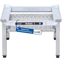 Weise Steigtechnik Waschmaschinenuntergestell Mara 1, für Waschmaschinen & Trockner, 1000kg Tragkraft, 35cm hoch mit Auszug
