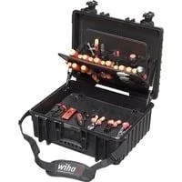 Werkzeug-Set Elektriker Competence XL rot/gelb, 81-teilig, mit Koffer