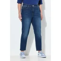 Ulla Popken Regular-fit-Jeans Mom-Jeans 5-Pocket-Hose Komfortbund Stretchdenim