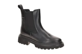 Tamaris 1-25476-47 003 Damen Stiefeletten schwarz Echtleder Chelsea Boots