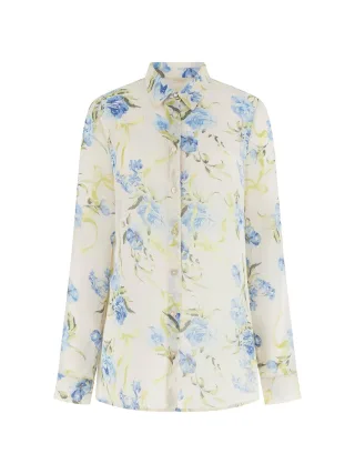 Guess - LS CLOUIS SHIRT RIBBON FLORAL PRI - Gr. - S