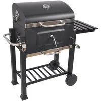 LQWELL Holzkohlegrill Compact Kettle Kugelgrill Tragbarer Holzkohlegrill mit Deckel, Edelstahl-Griff, Robust & langlebig Geschenkidee für Grillfans, für alle, die gerne Familie, Freunde und BBQ-Partys