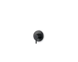 JEE-O Slimline Unterputz-Brausearmatur inklusive Einbaukörper, schwarz strukturiert, 800-2103 800-2103