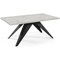 Feldmann-Wohnen Esstisch Vento (Vento, 1-St., Esstisch), 160 / 260cm ausziehbar Bellato grau