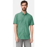 camel active Kurzarmhemd aus Leinenmix Kurzarm Button-Down