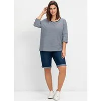 Sheego Jeansshorts Jeansbermudas
