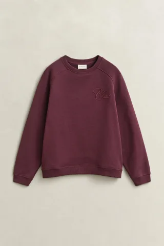 GANT - Tonal Graphic Sweatshirt Rot - Gr. - M